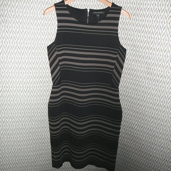 Banana Republic Sleeveless Black Dress 10 NWT - Picture 7 of 10